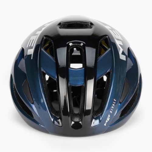 Kask rowerowy MET Rivale II Mips blue metallic glossy