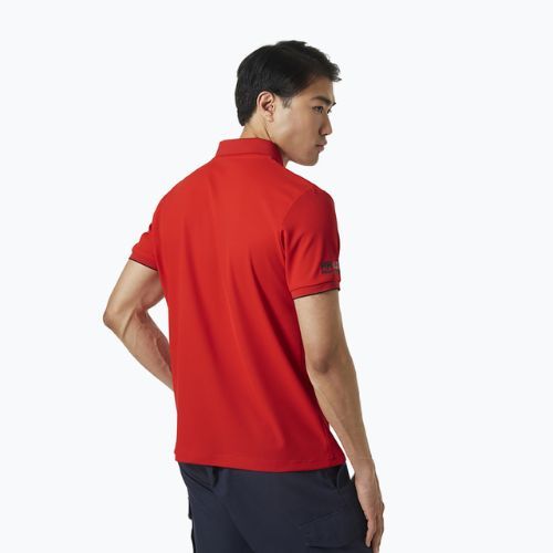 Koszulka polo męska Helly Hansen Ocean Polo alert red