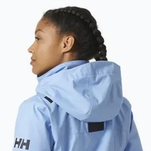 Kurtka żeglarska damska Helly Hansen Crew Hooded Midlayer bright blue