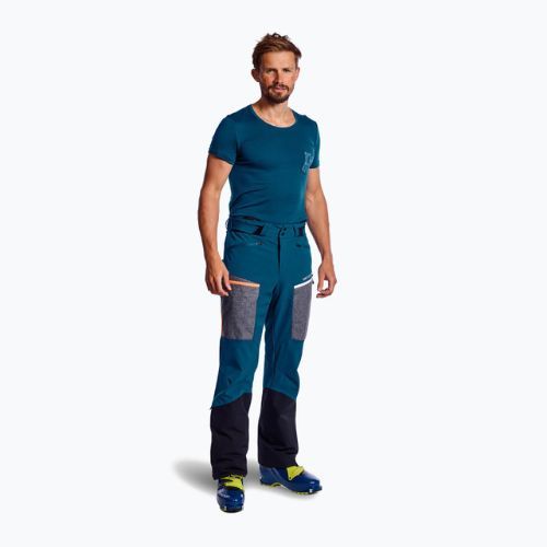Spodnie softshell męskie ORTOVOX Pordoi petrol blue
