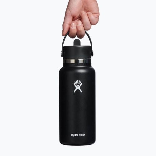 Butelka termiczna Hydro Flask Wide Flex Straw 945 ml black