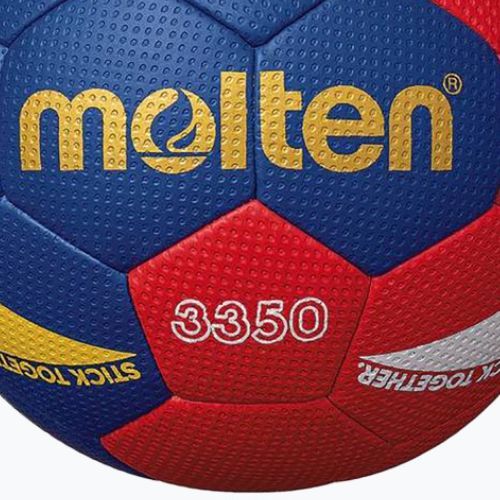 Piłka do piłki ręcznej Molten H3X3350-M3Z czerwona/niebieska rozmiar 3
