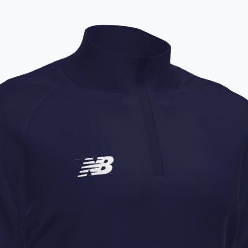 Bluza piłkarska męska New Balance Training 1/4 Zip Knitted navy