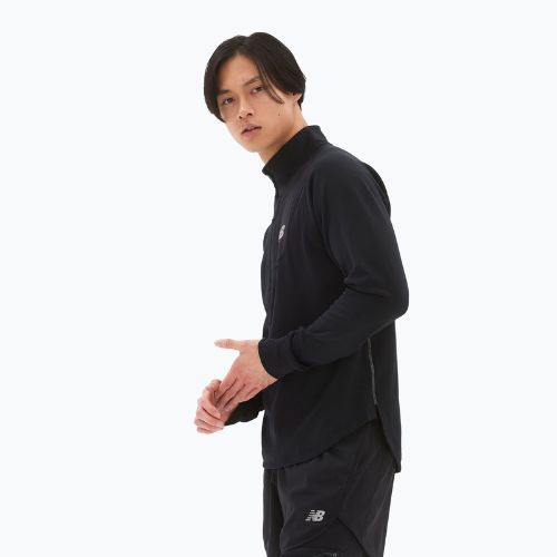 Bluza do biegania męska New Balance Heat Grid Half Zip black