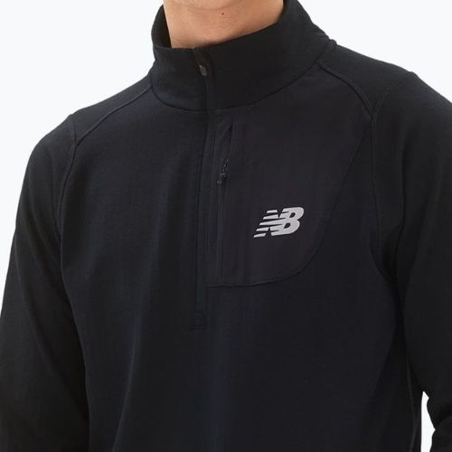 Bluza do biegania męska New Balance Heat Grid Half Zip black