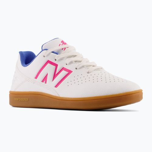 Buty piłkarskie dziecięce New Balance Audazo V6 Control JNR IN SJA3IWB6 white