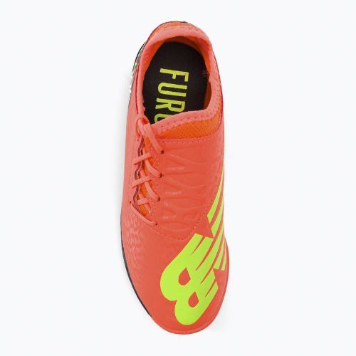 Buty piłkarskie dziecięce New Balance Furon v7 Dispatch JNR TF neon dragonfly