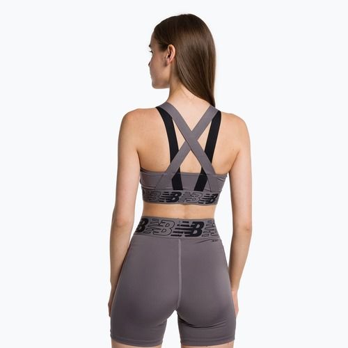 Biustonosz treningowy New Balance Relentless Crop Bra zinc