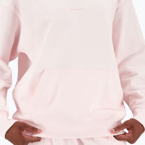 Bluza damska New Balance Athletics Nature State French Terry Hoodie washed pink