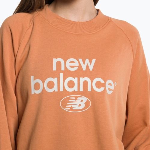 Bluza damska New Balance Essentials Reimagined Archive French Terry Crewneck sepia