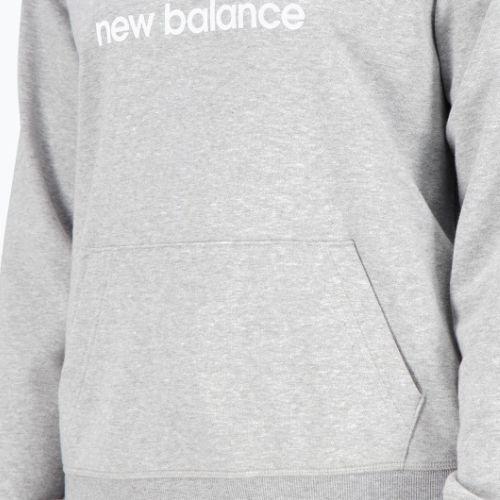 Bluza damska New Balance Essentials Stacked Logo French Terry Hoodie athletic grey