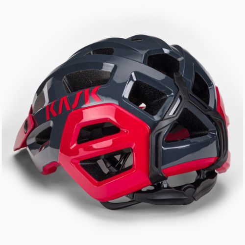 Kask rowerowy KASK Rex czarno-czerwony CHE00038.267