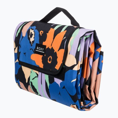 Koc plażowy ROXY Spring Bouquet anthracite flower jammin