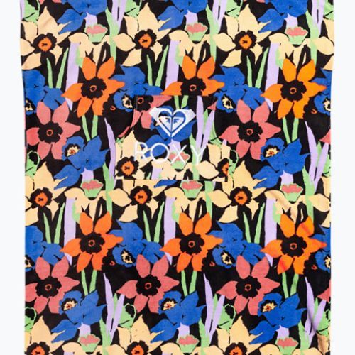 Ponczo damskie ROXY Stay Magical Printed anthracite flower jammin