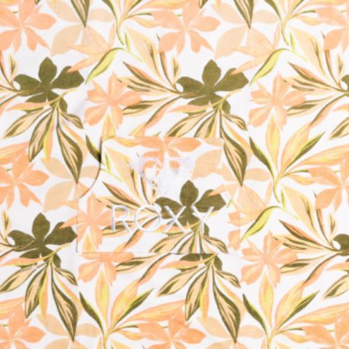 Ponczo damskie ROXY Stay Magical Printed bright white subtly salty mult