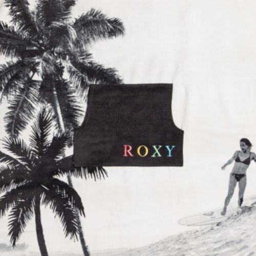Ponczo damskie ROXY Warmy Sunset anthracite