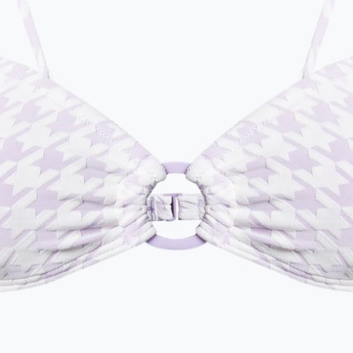 Góra od stroju kąpielowego ROXY Check It Bandeau purple rose