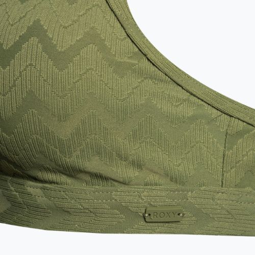 Góra od stroju kąpielowego ROXY Current Coolness Bralette loden green