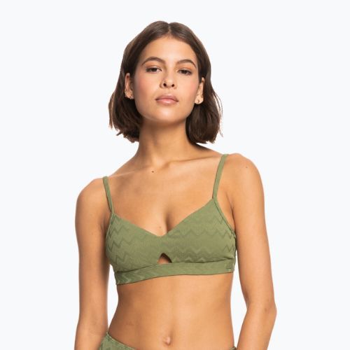 Góra od stroju kąpielowego ROXY Current Coolness Bralette loden green
