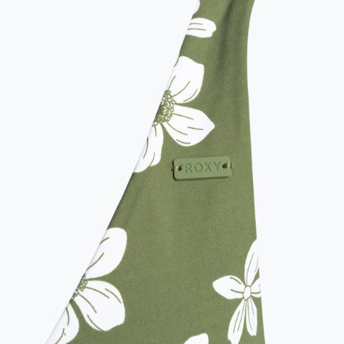 Góra od stroju kąpielowego ROXY Retro Revo Twist Bra loden green surfrider spirit s