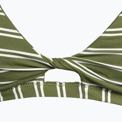 Góra od stroju kąpielowego ROXY Retro Revo Twist Bra loden green surfrider spirit s