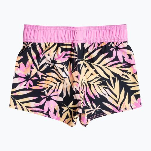 Szorty kąpielowe dziecięce ROXY Desert Rider anthracite zebra jungle girl