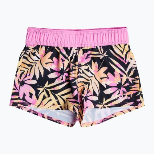 Szorty kąpielowe dziecięce ROXY Desert Rider anthracite zebra jungle girl