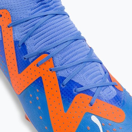 Buty piłkarskie męskie PUMA Future Match FG/AG blue glimmer/puma white/ultra orange