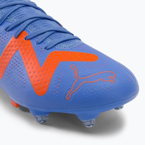 Buty piłkarskie męskie PUMA Future Play MXSG blue glimmer/puma white/ultra orange
