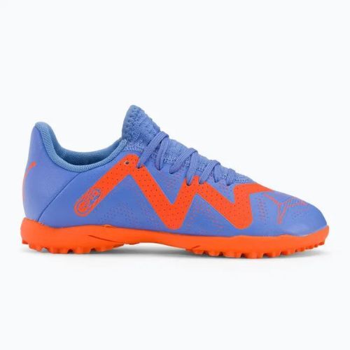 Buty piłkarskie dziecięce PUMA Future Play TT blue glimmer/puma white/ultra orange