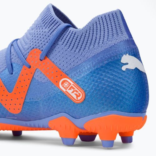 Buty piłkarskie dziecięce PUMA Future Pro FG/AG blue glimmer/puma white/ultra orange
