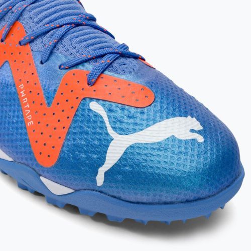 Buty piłkarskie męskie PUMA Future Ultimate Cage blue glimmer/puma white/ultra orange
