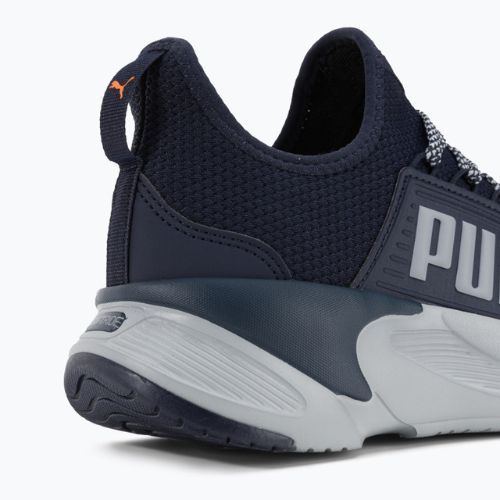 Buty do biegania męskie PUMA Softride Premier Slip-On navy/platinum gray/ultra orange