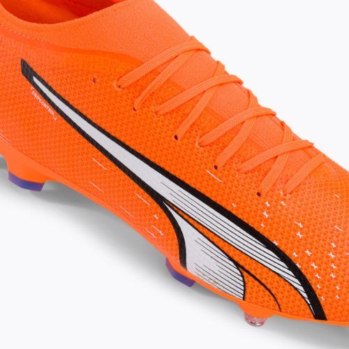 Buty piłkarskie męskie PUMA Ultra Match MXSG ultra orange/puma white/blue glimmer