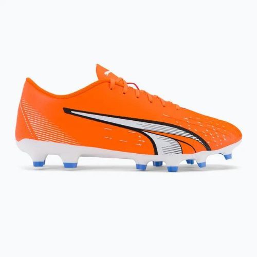 Buty piłkarskie męskie PUMA Ultra Play FG/AG ultra orange/puma white/blue glimmer