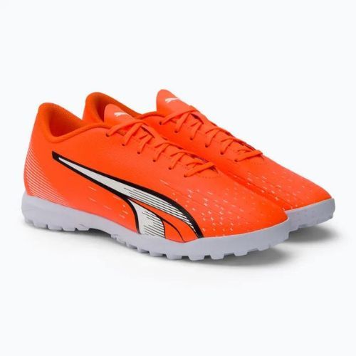 Buty piłkarskie męskie PUMA Ultra Play TT ultra orange/puma white/blue glimmer