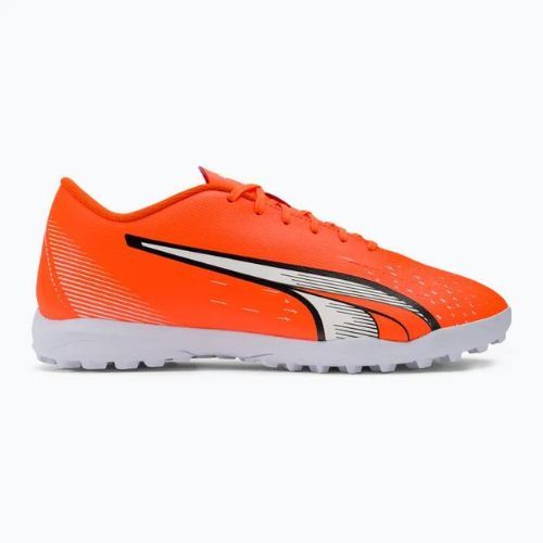 Buty piłkarskie męskie PUMA Ultra Play TT ultra orange/puma white/blue glimmer