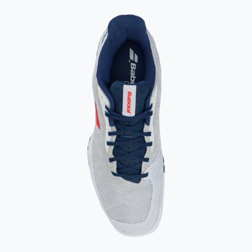 Buty do tenisa męskie Babolat Jet Tere All Court white/estate blue