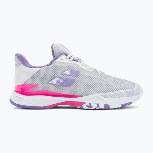 Buty do tenisa damskie Babolat Jet Tere AC W white/lavender