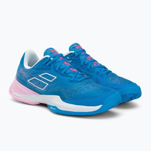 Buty do tenisa damskie Babolat Jet Mach 3 Clay french blue