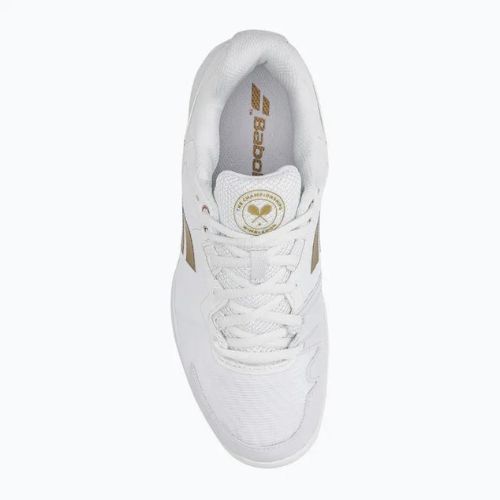 Buty do tenisa damskie Babolat SFX3 AC Wimbledon W white/gold