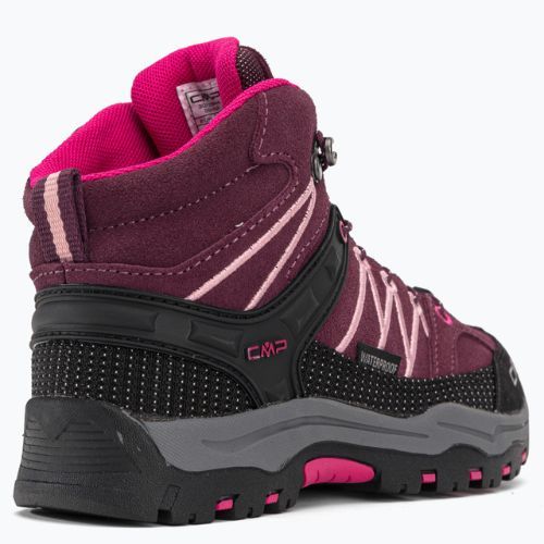 Buty trekkingowe dziecięce CMP Rigel Mid Wp prugna/peach