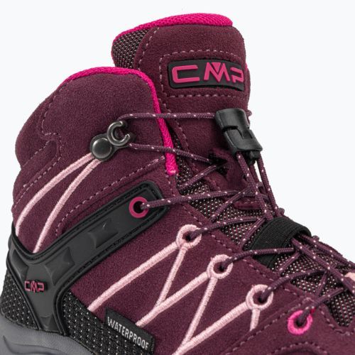 Buty trekkingowe dziecięce CMP Rigel Mid Wp prugna/peach
