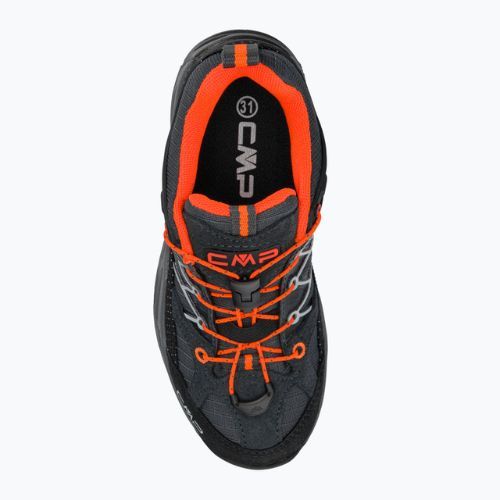 Buty trekkingowe dziecięce CMP Rigel Low Wp antracite/flash orange