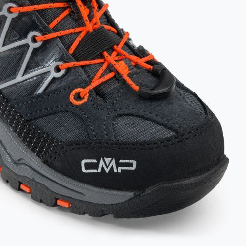 Buty trekkingowe dziecięce CMP Rigel Low Wp antracite/flash orange