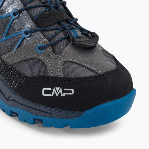 Buty trekkingowe dziecięce CMP Rigel Low Wp szaro-niebieskie 3Q54554/69UN