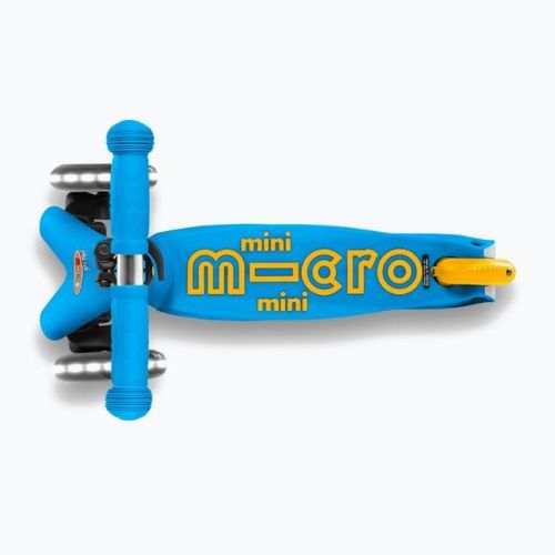 Hulajnoga trójkołowa dziecięca Micro Mini Deluxe LED ocean blue