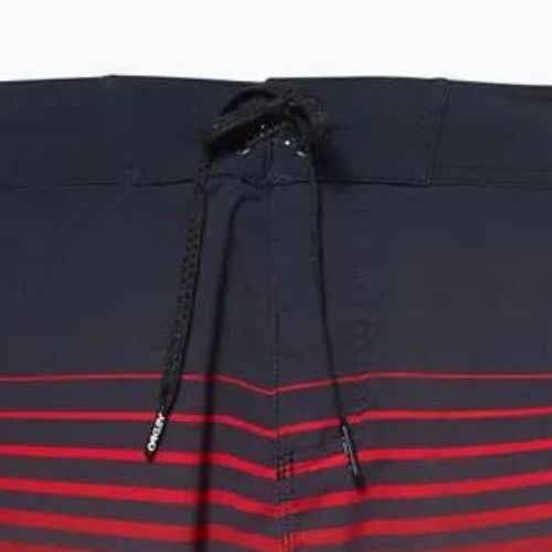 Szorty kąpielowe męskie Oakley Fade Out RC 21" black/red stripes