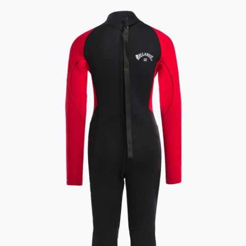 Pianka do pływania dziecięca Billabong 3/2 mm Intruder Back Zip red