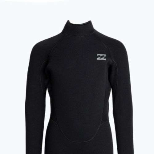 Pianka do pływania dziecięca Billabong 4/3 mm Intruder Back Zip  black